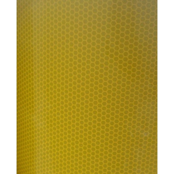 3M DIAMOND GRADE 3871 YELLOW HIGH INTENSITY GRADE REFLECTIVE ROLL 12" x 36" TAPE - Picture 1 of 9
